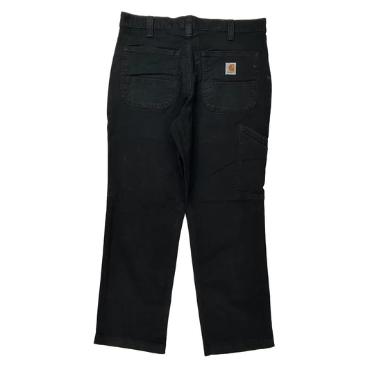 Carhartt Carpenter Trousers - 32W 30L Black Cotton