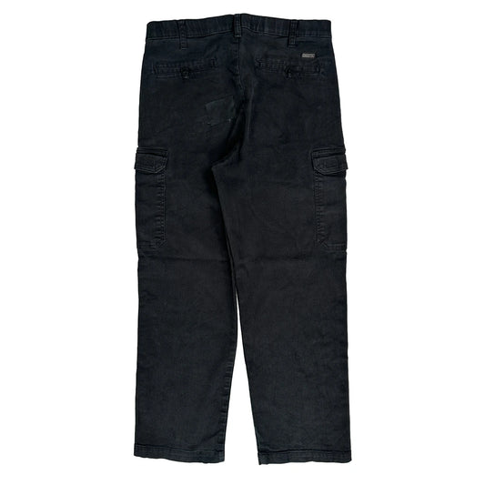 Unbranded Cargo Trousers - 33W 30L Black Cotton