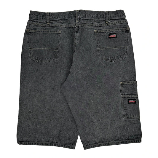 Dickies Carpenter Shorts - 38W 15L Grey Cotton