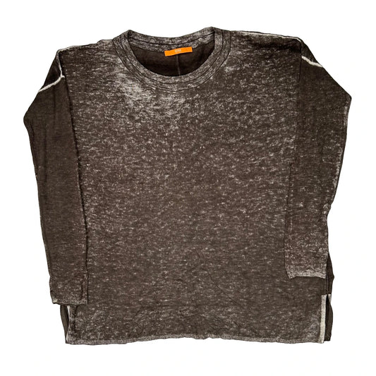 Boss Jumper - Large Brown Linen Blend