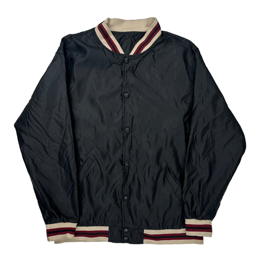 Elias Albo 18 Unbranded Varsity Jacket - Medium Black Polyester