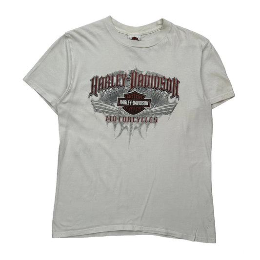 Chambersburg, Pa Harley Davidson Graphic T-Shirt - Large White Cotton