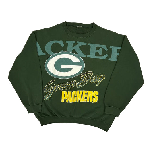 Green Bay Packers Nfl Football Sweatshirt - XL Green Cotton