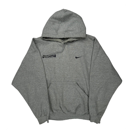 Carolina Rowing Nike Hoodie - Large Grey Cotton Blend