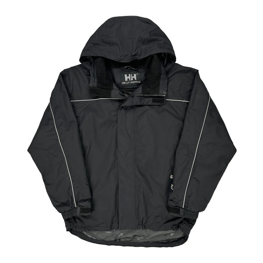 Helly Hansen Waterproof Jacket - Small Black Polyester