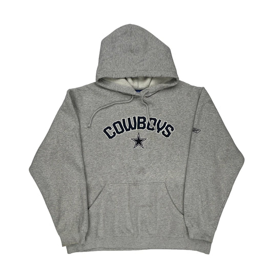 Nfl Hoodie - Large Grey Cotton Blend