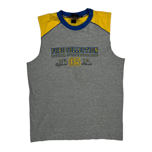 Fubu Vest - XL Grey Cotton