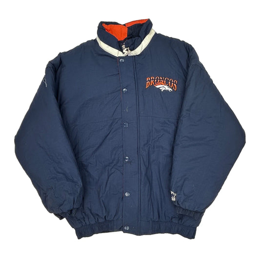 Denver Broncos Starter Nfl Puffer - XL Orange Polyester
