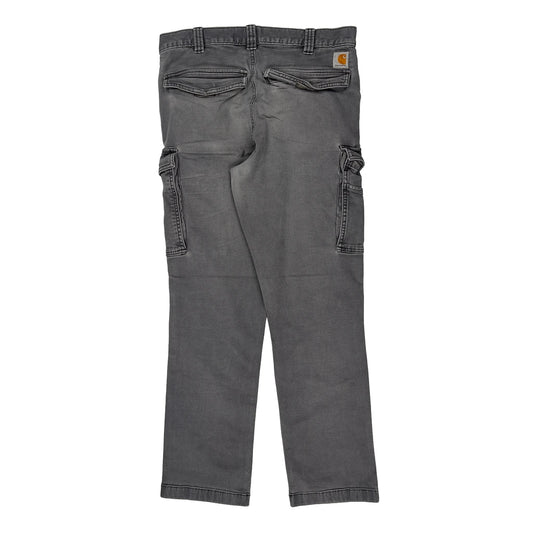 Carhartt Cargo Trousers - 32W 30L Grey Cotton