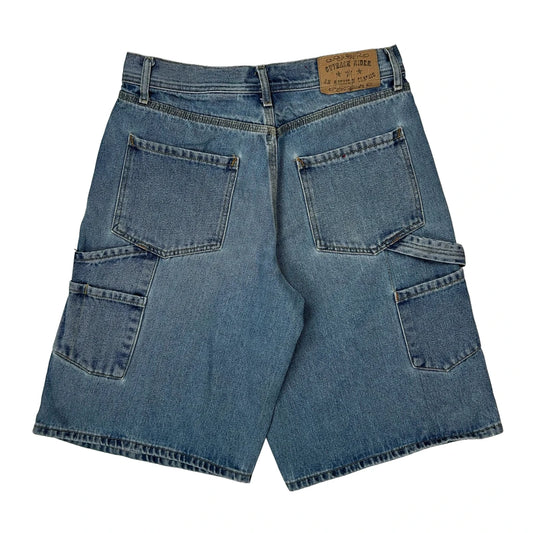Outback Rider Denim Shorts - 32W 12L Blue Cotton