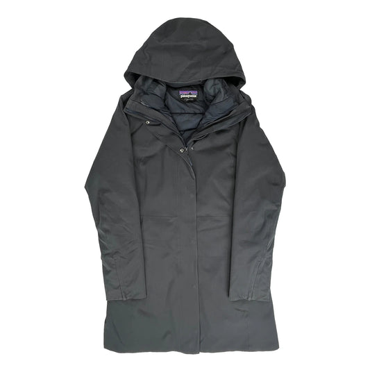 Patagonia Waterproof Parka - Medium Grey Down And Feather