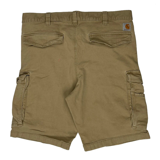 Carhartt Cargo Shorts - 36W 10L Beige Cotton