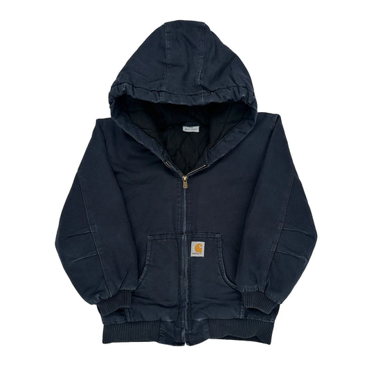 Age 7-8 Carhartt Jacket - Small Navy Cotton