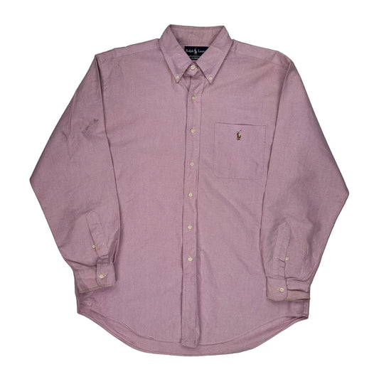 Ralph Lauren Shirt - Large Pink Cotton