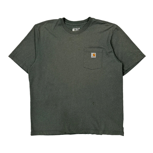 Carhartt T-Shirt - XL Grey Cotton