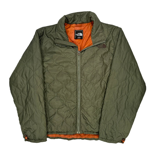 The North Face Quilted Jacket - Medium Green Polyester