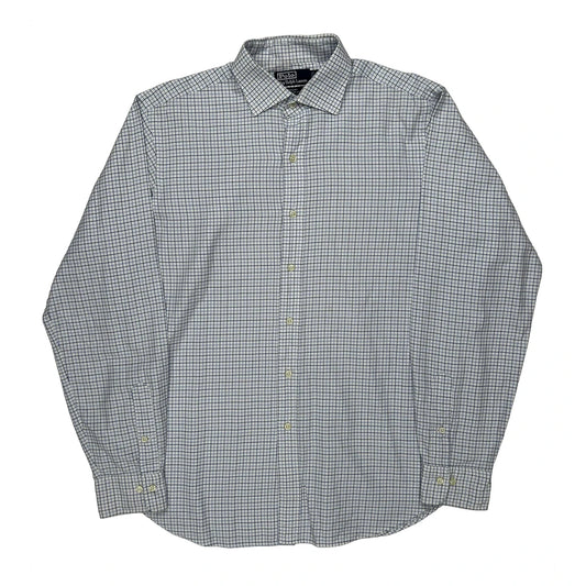 Polo By Ralph Lauren Checked Shirt - Large White Cotton