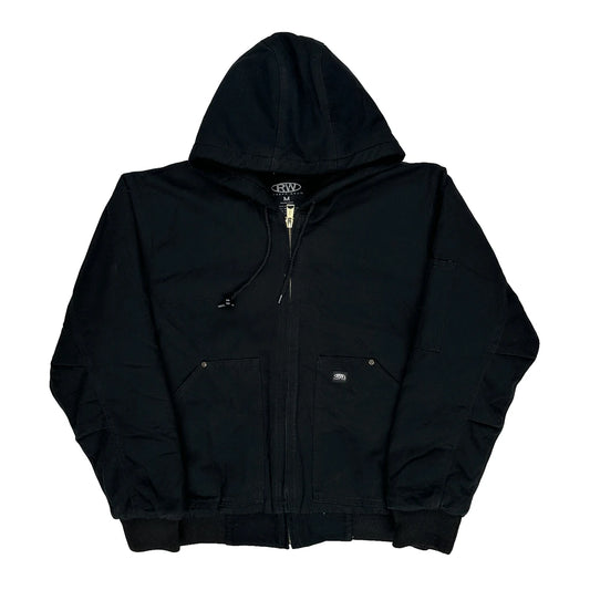 Rugged Wear Workwear Jacket - Medium Black Cotton