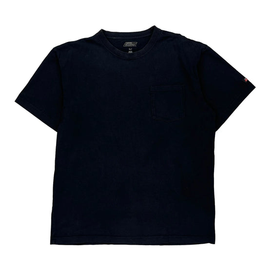 Dickies Tall T-Shirt - XL Black Cotton