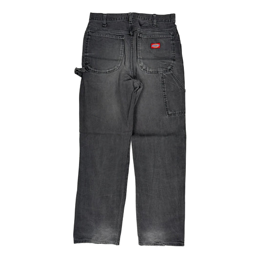 Dickies Carpenter Trousers - 30W 32L Grey Cotton