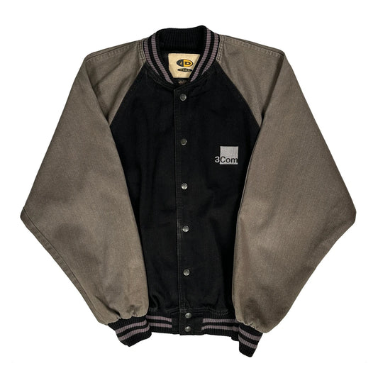 3Com Id Wear Varsity Jacket - Large Black Cotton
