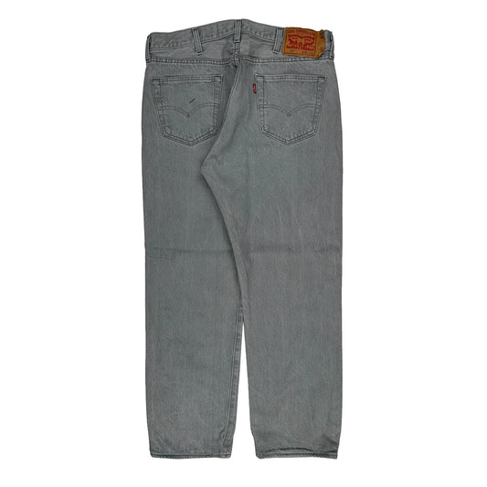 Levis Jeans - 35W 30L Grey Cotton