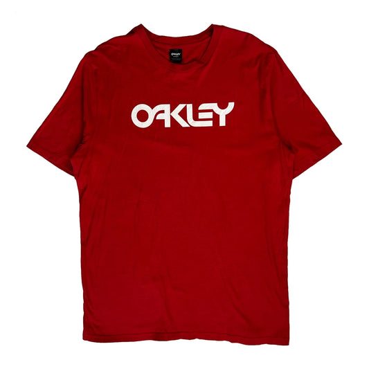 Oakley T-Shirt - XL Red Cotton