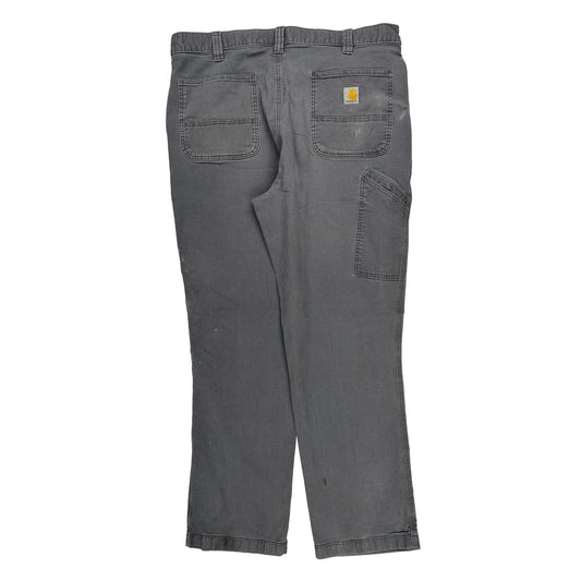 Carhartt Cargo Carpenter Trousers - 40W 32L Grey Cotton