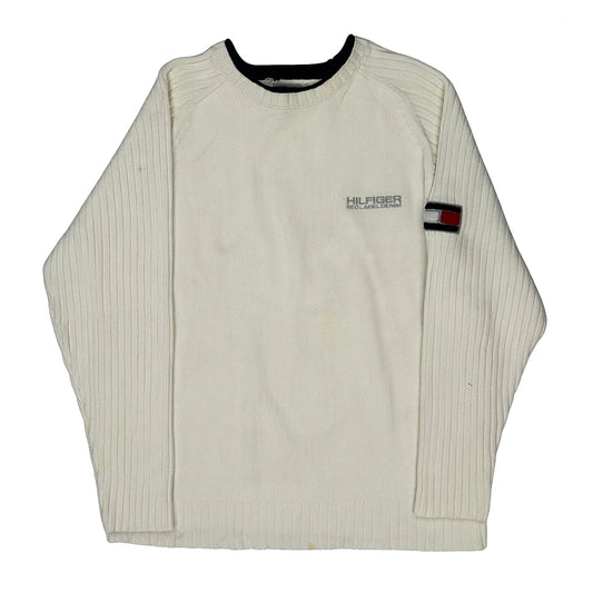 Tommy Hilfiger Denim Jumper - Medium Cream Cotton