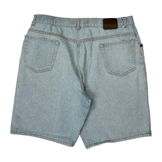 Boss Denim Shorts - 36W 11L Light Wash Denim