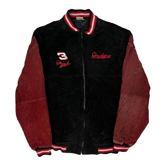 The Intimidator Winners Circle Nascar Varsity Jacket - XL Black Leather