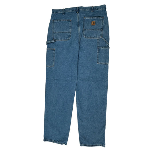 Carhartt Carpenter Jeans - 36W 36L Blue Cotton