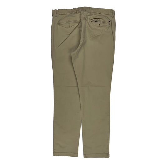 Tommy Hilfiger Slim Fit Chinos - 34W 31L Beige Cotton