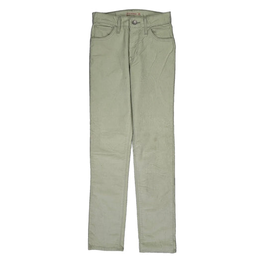 Levis Cord Jeans - 27W UK 8 Green Cotton