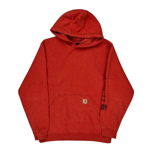 Carhartt Hoodie - Large Red Cotton