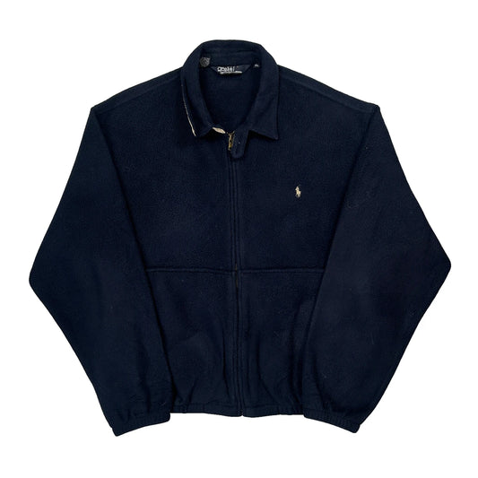 Polo By Ralph Lauren Harrington Fleece Jacket - XL Navy Polyester