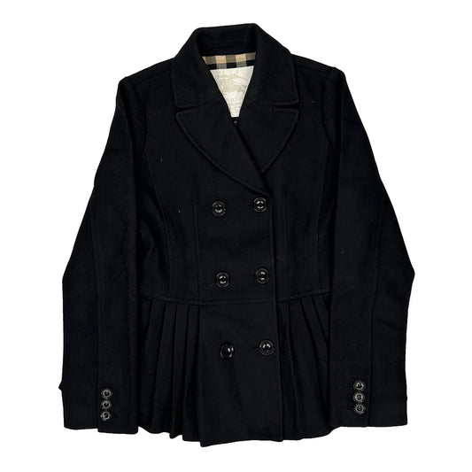 Age 12 Burberry Jacket - Large Black Wool