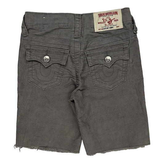 Age 4 True Religion Denim Shorts - Smallw 6L Grey Cotton