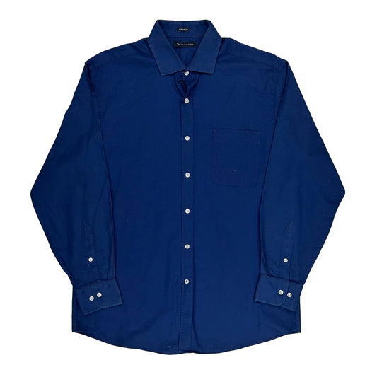 Tommy Hilfiger Shirt - Large Blue Cotton