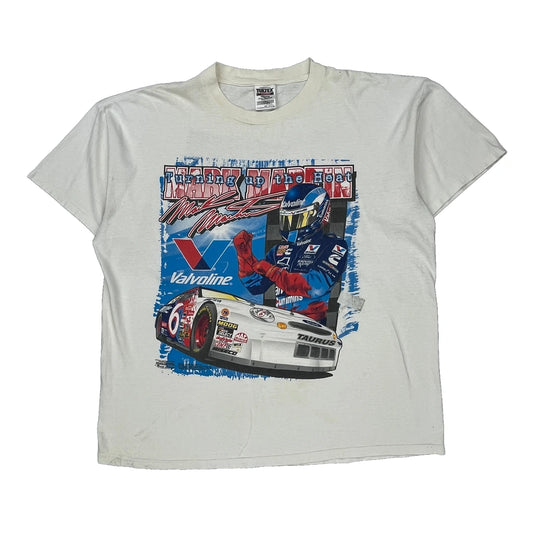 Valvoline Racing Tultex Nascar T-Shirt - 2XL White Cotton