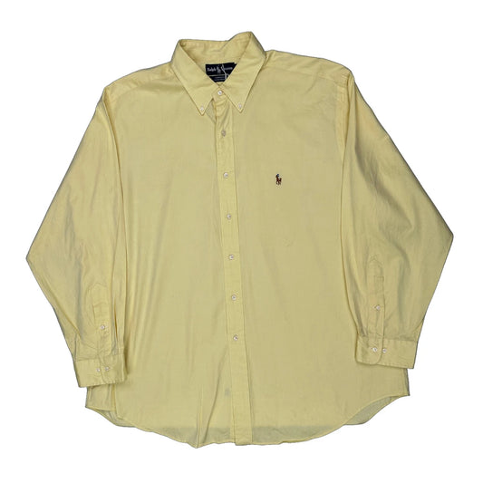 Yarmouth Ralph Lauren Shirt - XL Yellow Cotton