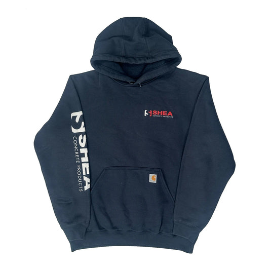 Carhartt Hoodie - Large Navy Cotton Blend