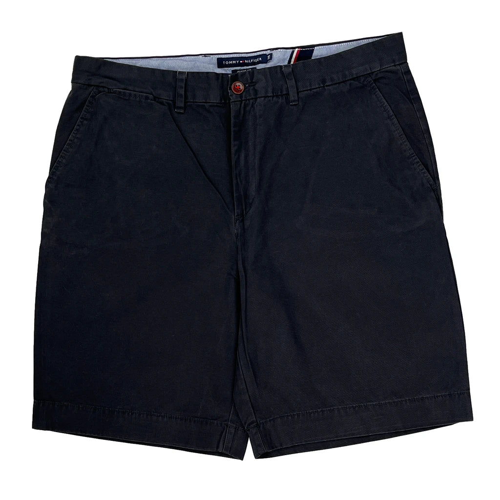 Vintage Tommy Hilfiger Chino Shorts - 36W 10L Black Cotton
