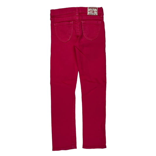 Age 10 True Religion Jeans - 24W 26L Pink Cotton