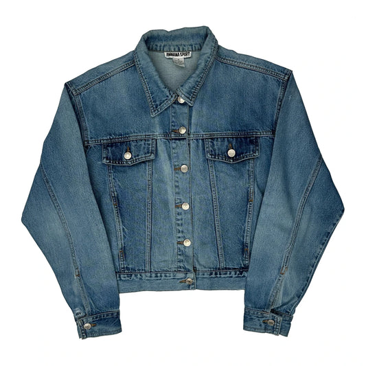 Adriana Sport Denim Jacket - Medium Blue Cotton