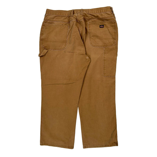 Dickies Carpenter Trousers - 36W 28L Brown Cotton