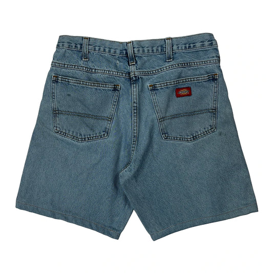 Dickies Denim Shorts - 30W 8L Light Wash Denim