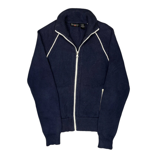 Polo By Ralph Lauren Zip Up - Medium Navy Cotton