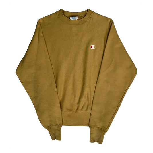 Reverse Weave Champion Sweatshirt - XS Brown Cotton Blend