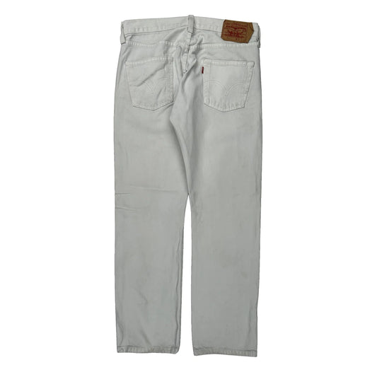 Levis Jeans - 32W 30L White Cotton